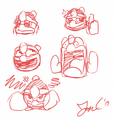 King Dedede Faces by Jon Causith
The most perfect and flawless part of the emotes project.
