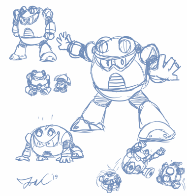 Toad Man Sketch Page MM11 Style by Jon Causith
A little love for Toad Man, which hey, it's good to see.  The guy needs some love and attention.
