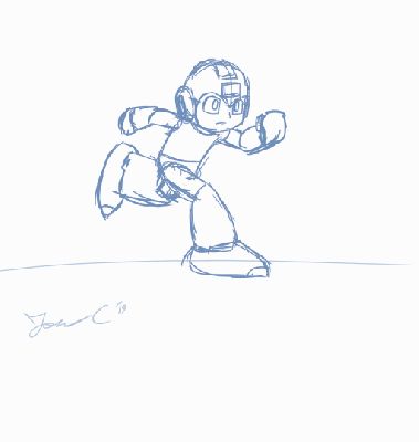 Mega Man Run n Gun Animation by Jon Causith
An animation of Mega Man running and firing his buster.  Very nice!

