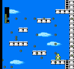 Mega Man 4 Plus 001 by SammerYoshi
Behold, the power of Donut Rain!...... sounds tasty to me.  Evidently, it's a bit of a joke on SammerYoshi's alternate name, DonutYoshi.
