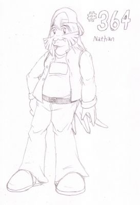 364 - Nathan
A rather laid back type, Nathan the Sealeo is a friendly guy, happy to lend a hand to help others.  He is very fond and protective of his mate, Tony.
