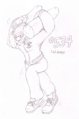 534 - LaLanne
Despite his old age, LaLanne the Conkeldurr is quite the fitness buff.  A proponent of good health, he keeps up a vigorous exercise regimen, offering training to those who want it as well.
