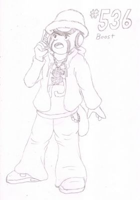 536 - Boost
Boost the Palpitoad can almost always be seen talking on his cell phone.  He works as Sonia the Meloetta's publicity agent.  He's more hard working than people realize, and truly means well, but he can come across as a bit of a poser sometimes.  He tends to be obsessed with social media.
