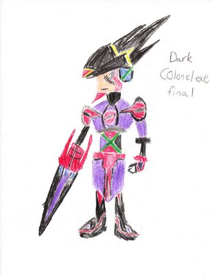 Dark Colonel by sonicstick7
After the events of BN6, it seems like Colonel was already pretty dark.  Don't let the X plotline in, Colonel!  Just say no!
