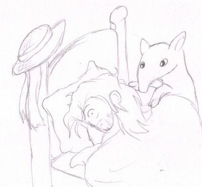 Don't Go To Sleep
So apparently on one of the Final Fantasy games that Shagg was playing, if one of your characters sleeps too long, they get woken up by a sudden, unexplained Tapir..... yep!
