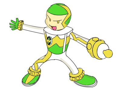 DynamoMan EXE by Tom0027
A Navi design for Dynamo Man.  I'm actually fairly surprised he never made it into the Battle Network series, given what a pain he was in the classic series...
