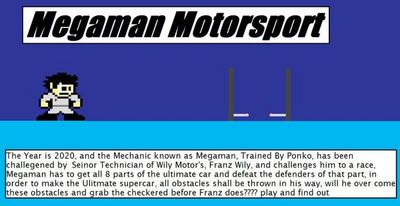 Mega Man Motorsport by LTFC1992
So what if Battle & Chase was only the beginning?  Could Mega Man really have a sustainable racing career?
