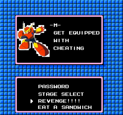 Oh You Cheater by SilentDragonite149
Well, that explains it all.  Also, Eat a Sandwich seems like a good enough option to me.
