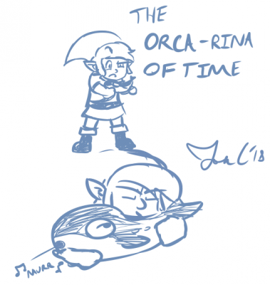 The Orca-rina of Time by Jon Causith
Verbal typos can be pretty great.
