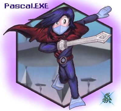 Pascal
Pascal is a gem based navi, formed of faceted crystals.  His attack data centers around different types of gems.  He has experience with data configuration, and as such is a skilled weaponsmith for other navis.  Pascal (c) R. Mythril
