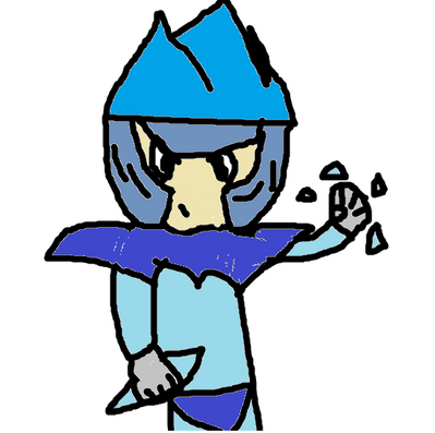Eris by thesonicgalaxy
Here we have a new character designed by thesonicgalaxy, Eris.  No real info was given, however, though from the looks, I'd guess some icy powers perhaps are at work.
