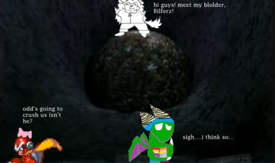 My Pet Boulder Bilferz by ioddandodd
Travelling with odd is.... well..... unusual... and unnerving... ^_^;
