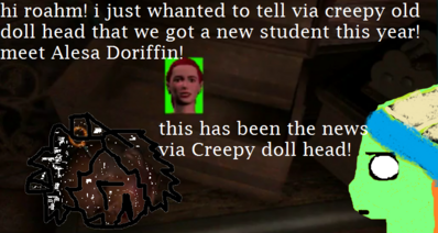 Random Spooky Info Moment by ioddandodd
...Well, it can't be any worse than having Alessa Gillespie as a classmate...
