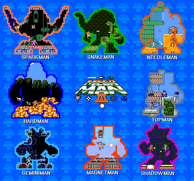 Mega Man 3 Wallpaper by GandWatch
Next up in the series, we have Mega Man 3.  I quite like the stylish look of these images.
