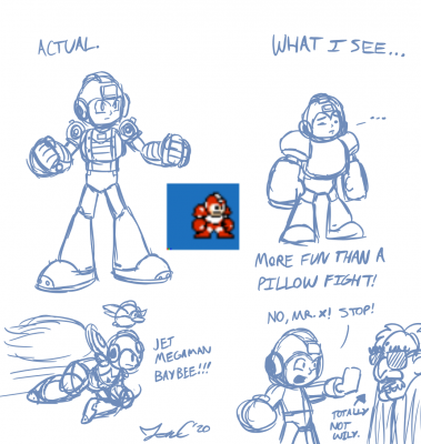 Mega Man 6 Silly Memories by Jon Causith
Wait you mean Mr. X is really Wily WHO WOULD EVER REALIZE?!!!!

