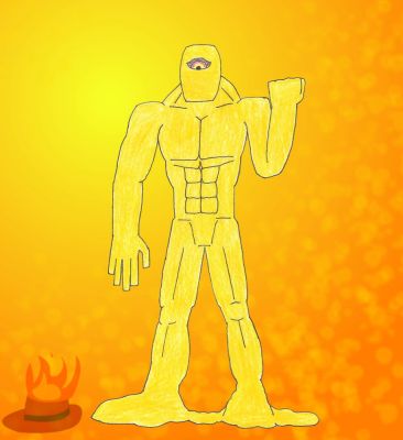 Yellow Devil Mark by HatOnFire
You know, it always hit me as weird that we never got a true Yellow Devil in the MMBN series.  I... guess maybe Alpha is the closest we ever got?  At least has the whole "goopy" thing down.
