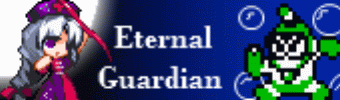 Eternal Guardian by GandWatch
Much as Eirin acts as Kaguya's guardian, so too does Bubble Man act as Heat Man's in Neo's continuities.  Thus, the two seem well suited to each other.  There is also the water = healing thing, so that too works nicely... and I am now stuck thinking of Heat Man waving his arm and calling "HELP ME BUBBLE MAN!"
