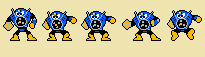 Air Man X Sprites by TPPR10
Evidently, the Robot Masters got redesigned for Rockman Online to "fit in" more with the darker, grittier look or something.  I really don't know how I feel about that...  Kind of another strike against the game for me personally.
