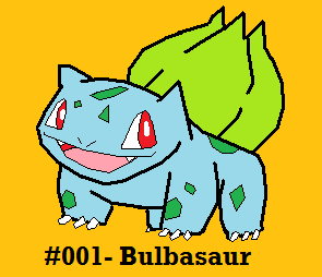 Bulbasaur by Dragoonknight717
Dragoonknight717 is evidently embarking on a rather ambitious project of drawing Pokemon.  I wish you luck ^_^;
