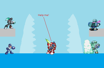 Burner Man is Screwed by TPPR10
While it's the spikes that seem to do most of the work, technically, Burner Man's weakness is the Ice Wall...  So let's ramp that up, shall we?
