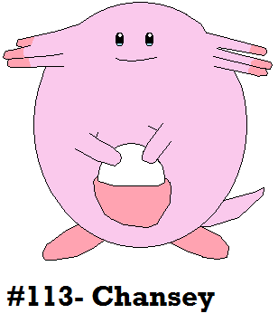 Chansey by Dragoonknight717
Ah, Chansey.  So cute, so friendly.... so happy to troll you given half a chance.  Granted, Blissey is far worse about that, but still...
