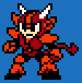 Devil Man sprite
Here we have a custom sprite of another of my Robot Masters, Devil Man.
