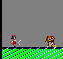 Reimu vs GridMan by tAll3ShyguySkullLand
Here we have Reimu facing off against GridMan, who was listed as a "Protector Killer."

