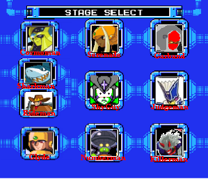 Dr Master 1 Stage Select by tAll3ShyguySkullLand
Hm...  Shark Man and Ride Man seem to be battling for a spot there...  Speaking of Shark Man, he does seem a bit different here from the battle sprites in earlier images...
