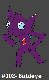 Sableye by Dragoonknight717
It should come as no surprise that I really like Sabeleye...  So shiny.... so stylish...
