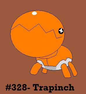 Trapinch by Dragoonknight717
This is one of those cases of strange evolution.  It's tough to believe this guy evolves into Flygon ^_^;
