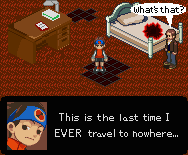 Where is Nowhere by MegaBetaman
In MMBN2, the Metroline lists Nowhere as a destination...  Silent Hill Battle Network, anyone?
