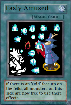 Easily Amused by ioddandodd
...Easily amused is perhaps one word for it, but hey, pyromaniac magicians can be fun.  THERE ARE SOME WHO CALL ME.......... Tim?
