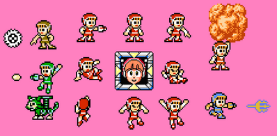 Roll sprites by EvilMariobot
A custom set of sprites for Roll, showing her in a more battle-ready form.  It's interesting to see something like this, it seems a good battle outfit for her.
