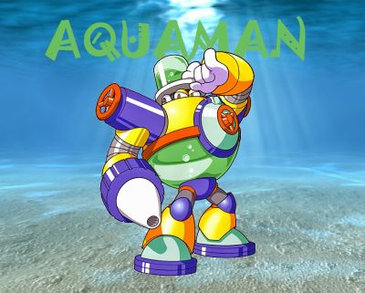 Aqua Man by Henry
Looking a little green there, Aqua Man.  Need some chlorine?
