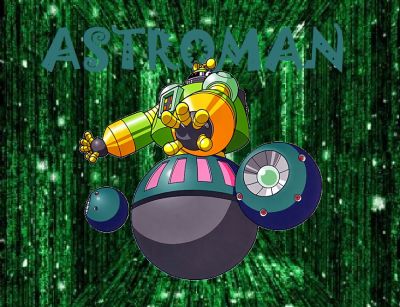 Astro Man by Henry
That is certainly a trippy background.  I don't know why I've always liked things like that.
