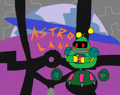 Astro Man's Land by Duskool
Astro Man certainly has a trippy realm.  With as confused as he is, one has to wonder if even he knows his way around.
