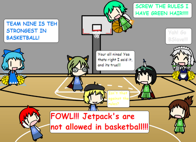 Basketball Team Six Vs Nine by Bowserslave
Go Cirno!  Your team is the strongest!
