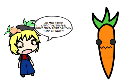 Carrot Heartless by GeorgeTheRaccoon
Fear the carrot Heartless!  Though... I am kind of carnivorous for the most part...
