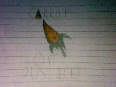The Carrot of Justice by GeorgeTheRaccoon
While playing Secret of Mana, I mentioned a fanfic I read once, part of which involved Dyluck hanging out with the main party, and as they were set upon by thieves, he improvised by pulling a carrot out of a bag of groceries to defend himself.  Sadly, I don't remember the name of this fanfic.
