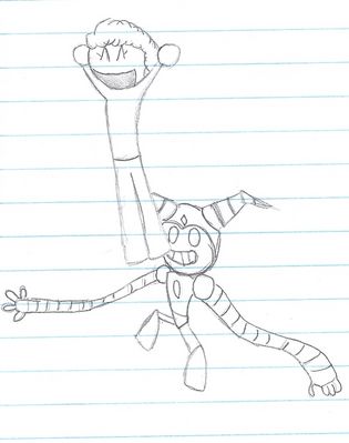 Catgame and Clown Man by Bullfrog5953
When not spreading the way of the cow, Catgame seems to enjoy hanging out with Clown Man.
