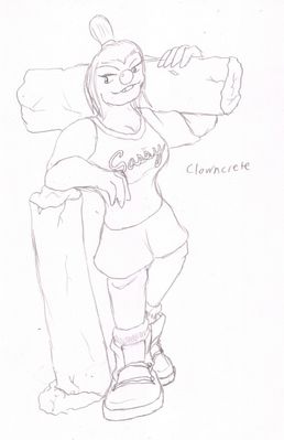 Clowncrete
...This is all Shagg's fault.  Yes it is.  He has a female, sassy Conkeldurr...  Yep!

