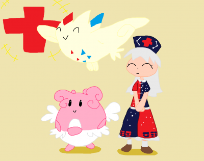 Eirin's Helpers by Duskool
I could see these working well for a nurse type like Eirin.  Of course, she'd also need a Lunatone.  And probably an Audino these days.
