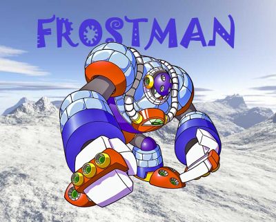 Frost Man by Henry
I'm not really sure why, but it kind of surprises me that of so many MM8 Robot Masters, Frost Man never got a Navi form.
