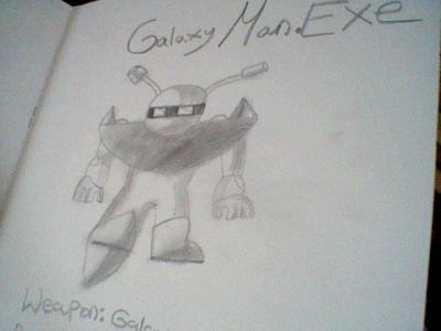 GalaxyMan EXE by cybeastnet
I can only imagine GalaxyMan.EXE would be one of those chibi type Navis.  I mean, he's already adorable as a Robot Master.
