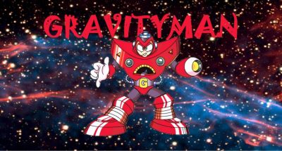 Gravity Man by Henry
Universe Man, Universe Man... wait, wrong song.
