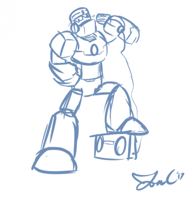 Guts Man Karaoke by Jon Causith
Apparently, Guts Man canonically loves karaoke.  This is a pretty great mental image to me.  And apparently also an ending he has in the racing game?
