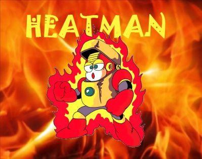 Heat Man by Henry
Quite the inferno going on here, it matches Heat Man pretty well I think.
