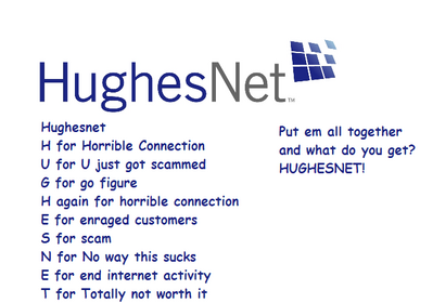 HughesNet by Bowserslave
I certainly cannot disagree with the points made here...
