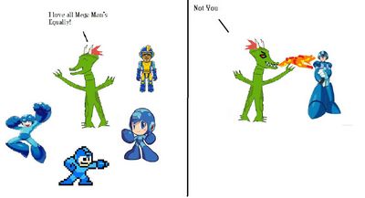 I Love Mega Man by jackrc11
This is pretty much the long and the short of it, yes.  EXE and Geo can go over on the acceptable side as well.
