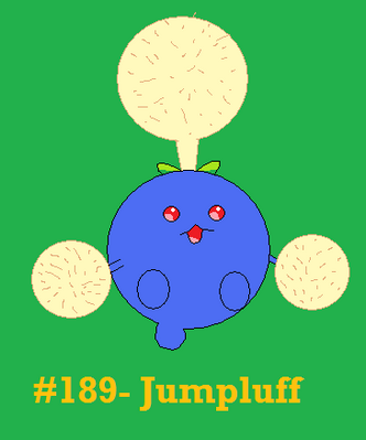 Jumpluff by Dragoonknight717
Jumpluff may look innocent, but fight enough of them, and you'll see just how evil they can be o.o;  So fast, and with so many options to cause trouble for the opponent.
